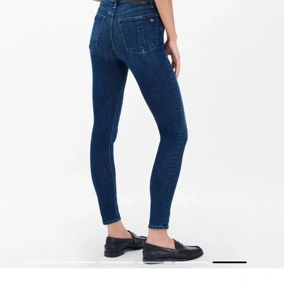Rag & Bone Nina High Rise Skinny Jeans - Picture 7 of 8